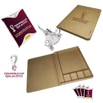 Porta álbum copa do mundo 2022 no Qatar - Mercado Shop.sa