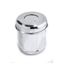 Porta Algodão Com Mola Inox 8x10cm