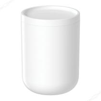 Porta Algodão Cotonete Bold com Tampa Banheiro, Lavabo