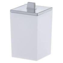 Porta Algodão/Cotonete Branco Quadratta 1561 Paramount Porta Algodão/Cotonete Branco Quadratta 1561 Paramount
