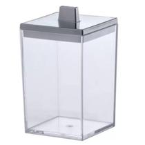 Porta Algodão / Cotonete Cristal Quadratta 1565 Paramount