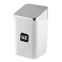 Porta Algodão Cotonetes Multiuso Slim Metalizado Pia Lavabo