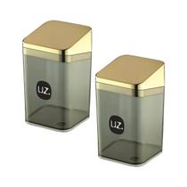 Porta Algodão Cotonetes Slim Luxo Plastico C/ Tampa Uz Cores Porta Algodão Cotonetes Slim Luxo Plastico C/ Tampa Uz Cores