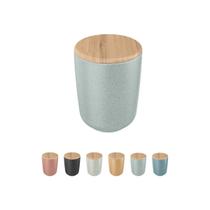 Porta Algodão e Cotonete Osaka - Cerâmica - Cores Variadas