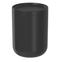 Porta Algodão E Cotonete Preto Linha Bold OU