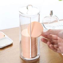 Porta Algodão em disco Organizador cosméticos multiuso Porta Algodão em disco Organizador cosméticos multiuso