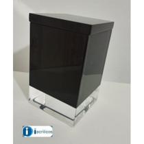 Porta Algodão/haste flexível Prime cor Preto black