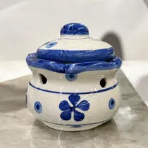 Porta Alho Ou Cebola Feito De Cerâmica Para Cozinha Porta Alho Ou Cebola Feito De Cerâmica Para Cozinha