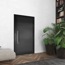 Porta Alumínio 90x210cm Lambril com Puxador Hale Esquadrias Abertura Direita Porta Alumínio 90x210cm Lambril com Puxador Hale Esquadrias Abertura Direita