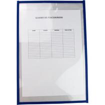 Porta Alvará Vertical Azul Pacote com 10