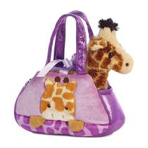 Porta-animais de estimação Aurora World Fancy Pals Peek-A-Boo Giraffe Orange Porta-animais de estimação Aurora World Fancy Pals Peek-A-Boo Giraffe Orange