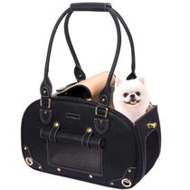 Porta-animais de estimação PetsHome Dog Cat Dog Cat Dobrável em Couro PU Impermeável Porta-animais de estimação PetsHome Dog Cat Dog Cat Dobrável em Couro PU Impermeável