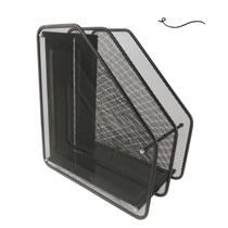 Porta arquivo duplo pasta, revista e documento organizador preto Porta arquivo duplo pasta, revista e documento organizador preto