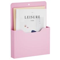 Porta-arquivos magnético Marbrasse 30x24x3cm, organizador rosa Porta-arquivos magnético Marbrasse 30x24x3cm, organizador rosa