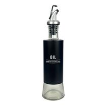 Porta Azeite Manhattan De Vidro C/Bico Dosador PT 310ml Porta Azeite Manhattan De Vidro C/Bico Dosador PT 310ml