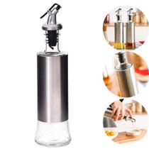 Porta Azeite ou Vinagre vidro com Bico Dosador em Aço Inox - Online