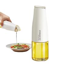 Porta Azeite Vinagre Óleo Galheteiro Redondo De Vidro 500ml