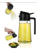Porta Azeite Vinagre Óleos Spray2x1 Borrifador Cozinha 400ml CORES Porta Azeite Vinagre Óleos Spray2x1 Borrifador Cozinha 400ml CORES