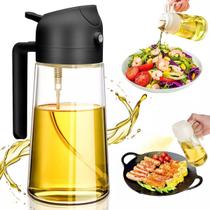 Porta Azeite Vinagre Óleos Spray2x1 Borrifador Cozinha 400ml