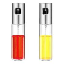 Porta Azeite Vinagre Spray Galheteiro Dosador Aço Inox Chef 100ml - QG DOS PRODUTOS