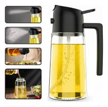 Porta Azeite Vinagre Spray Vidro 500ml Azeiteiro/galheteiro