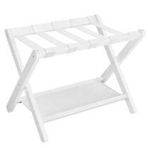 Porta-Bagagens Dobrável SONGMICS com Armazenamento - Branco Porta-Bagagens Dobrável SONGMICS com Armazenamento - Branco