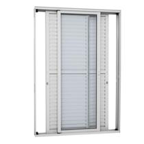 Porta Balcão 3 Folhas Moveis 2,10x1,50 Branca L.25