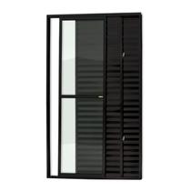 Porta Balcão 3 Folhas Super 25 Vidro Liso 210cm x 150cm Brimak