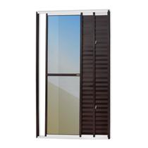 Porta Balcão 3 Folhas Super 25 Vidro Reflex 210cm X 150cm Brimak Porta Balcão 3 Folhas Super 25 Vidro Reflex 210cm X 150cm Brimak