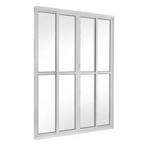 Porta Balcão 4 Folhas 2.10x2.00 Branca Linha 25 Premium