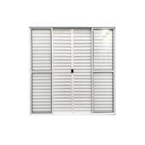 Porta balcão 6 folhas 210x200 branco com trinco linha 20 Porta balcão 6 folhas 210x200 branco com trinco linha 20