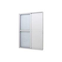 Porta Balcão em Alumínio Branco Caribe Max 215x150x12,2cm 3 Folhas Móveis Jap Porta Balcão em Alumínio Branco Caribe Max 215x150x12,2cm 3 Folhas Móveis Jap