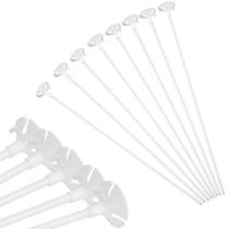 Porta-balões Horolas 100 peças de 40 cm com copos brancos