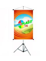 Porta Banner 2,00m Alumínio Envio Imediato