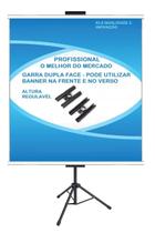 Porta Banner Tripe Suporte 1,70m C Garras Duplo Profissional KLX Qualidade e Inovação