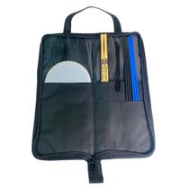 Porta Baquetas Brazucapas + Kit Baquetas + Pele Leitosa