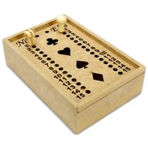 Porta baralho caixa suporte cartas jogo presente lembrancinha chá bar cozinha - ANJU LEITE