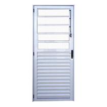 Porta Basculante 210x070 Branco Lado Direita L.25