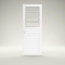 Porta Basculante Alumínio Brilhante, Branco ou Preto Linha 25