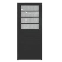 Porta Basculante Alumínio Preto 2.10 x 0.80 Lado Esquerdo - PTORD2236E - HALE