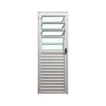Porta Basculante Direita 210 X 90 Alumínio Branco Linha Esmeralda Brecorimo