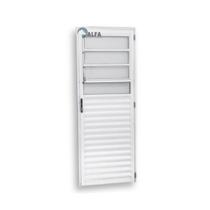 Porta Basculante DIREITA alumínio branco Linha 25