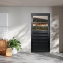 Porta Basculante Palheta Linha 25 210x80 Lado Direito