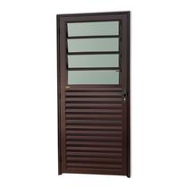 Porta Basculante Super 25 Vidro Boreal 210x86cm Brimak Abertura Direita Corten Porta Basculante Super 25 Vidro Boreal 210x86cm Brimak Abertura Direita Corten