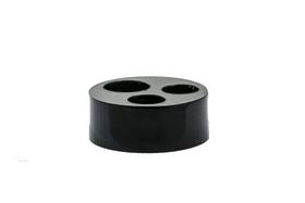 Porta Batoque Acrílico Redondo com Suporte para Batoques Médios e Pequenos