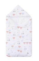 Porta Bebê Acolchoado Com Capuz Raposinha 77x33cm Papi Porta Bebê Acolchoado Com Capuz Raposinha 77x33cm Papi