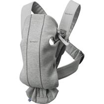 Porta-Bebê BabyBjörn Mini 3D Jersey Cinza Claro Porta-Bebê BabyBjörn Mini 3D Jersey Cinza Claro