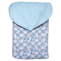 Porta Bebê Saco De Dormir Menino Quentinho Pequeno Baby Azul