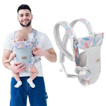 Porta-bebês IULONEE 4 em 1 ergonômico ajustável 3-36 meses