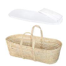 Porta-bebês Moses Basket Lamlo Natural Look com colchão